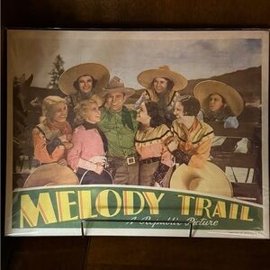 1932 Gene Autry Movie Theater Lobby Card 
Vintage Hollywood Memorabilia Gift